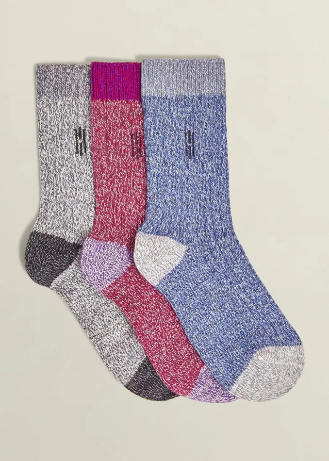 Women Boot Sock Set Blue Red Grey Hobbs Socks and Tights