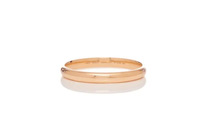 Women Bracelets Gabriela Hearst Vitreous Black Enamel and 18K Gold Bangle