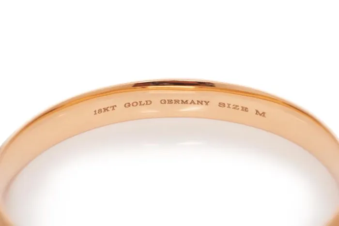 Women Bracelets Gabriela Hearst Vitreous Brown Enamel and 18K Gold Bangle