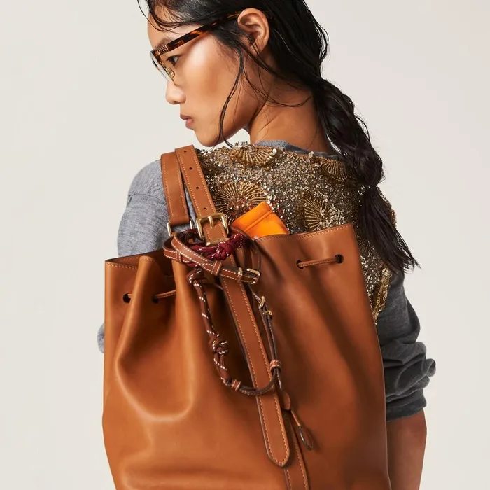 Women Bracelets Miu Miu Leather Anklet Cognactobacco Women Bracelets Miu Miu Leather Anklet Cognactobacco