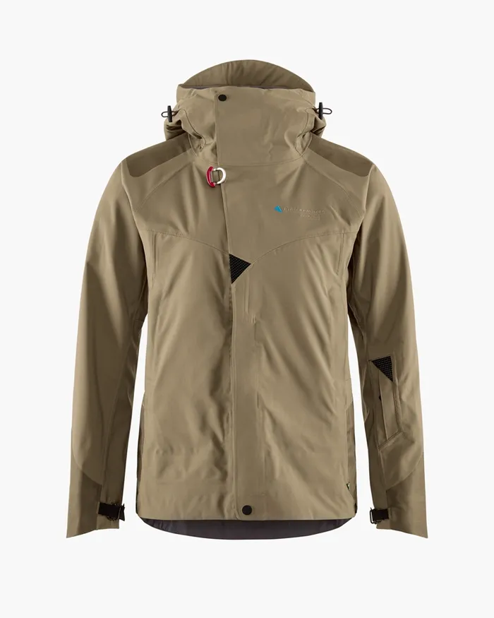 Women Brage 20 Waterproof Shell Jacket Dark Khaki Klttermusen Waterproof Jackets