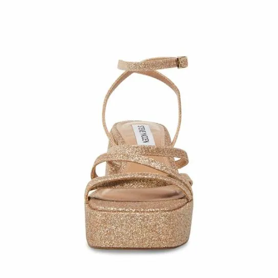 Women BRYLEE GOLD GLITTER Gold Glitter Steve Madden Heels Women BRYLEE GOLD GLITTER Gold Glitter Steve Madden Heels