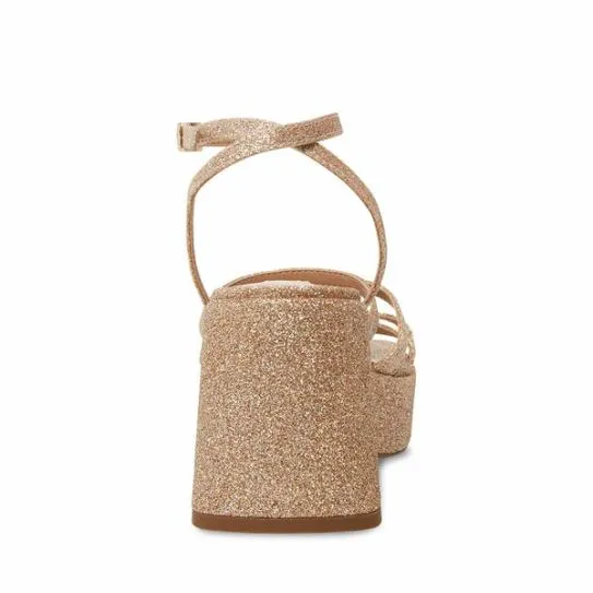 Women BRYLEE GOLD GLITTER Gold Glitter Steve Madden Heels Women BRYLEE GOLD GLITTER Gold Glitter Steve Madden Heels