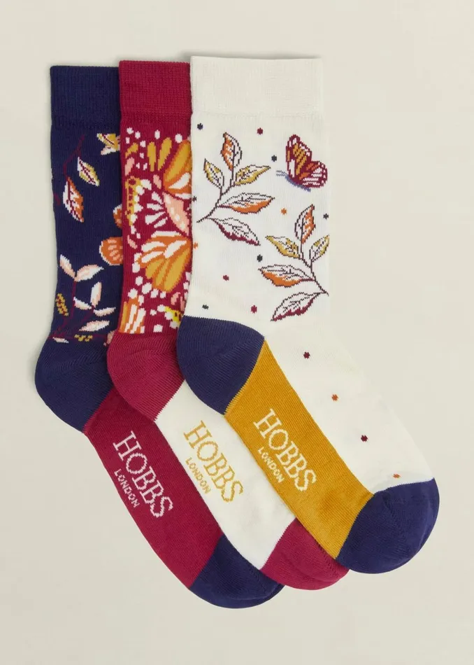 Women Butterfly Sock Set Multi Hobbs Socks and Tights