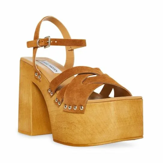 Women CAILEEN CHESTNUT SUEDE Chestnut Suede Steve Madden Heels Women CAILEEN CHESTNUT SUEDE Chestnut Suede Steve Madden Heels
