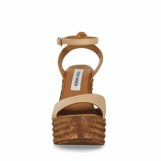 Women CAMDEN NATURAL Natural Steve Madden Sandals Women CAMDEN NATURAL Natural Steve Madden Sandals
