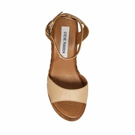 Women CAMDEN NATURAL Natural Steve Madden Sandals Women CAMDEN NATURAL Natural Steve Madden Sandals