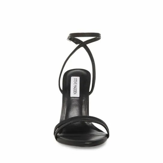 Women CANDID BLACK LEATHER Black Leather Steve Madden Heels Women CANDID BLACK LEATHER Black Leather Steve Madden Heels