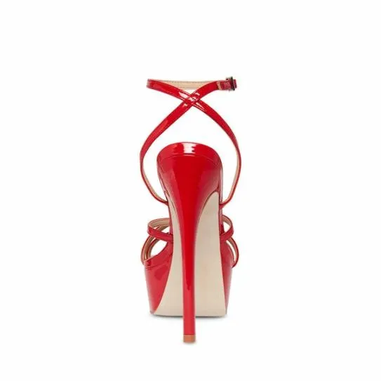 Women CELIA RED PATENT Red Patent Steve Madden Heels Women CELIA RED PATENT Red Patent Steve Madden Heels