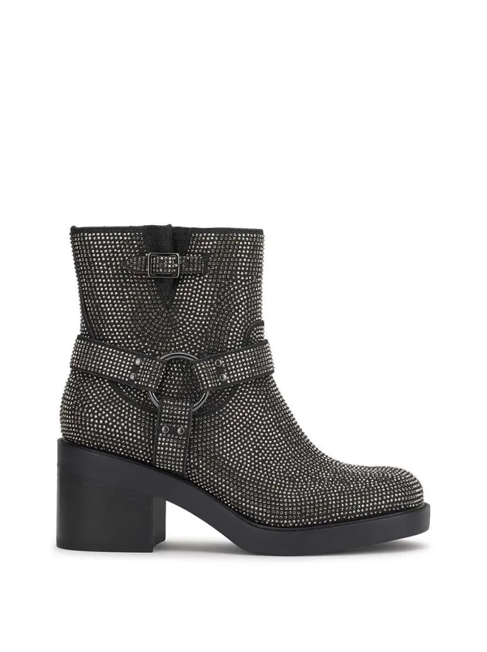 Women Ceridwen Moto Boot In Black Crystal Jessica Simpson Boots and Booties