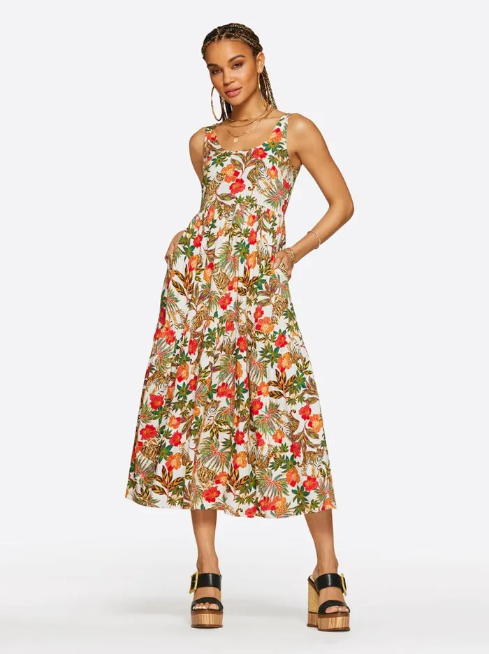 Women Cheryl Maxi Dress In Jungle Parade Jessica Simpson Dresses