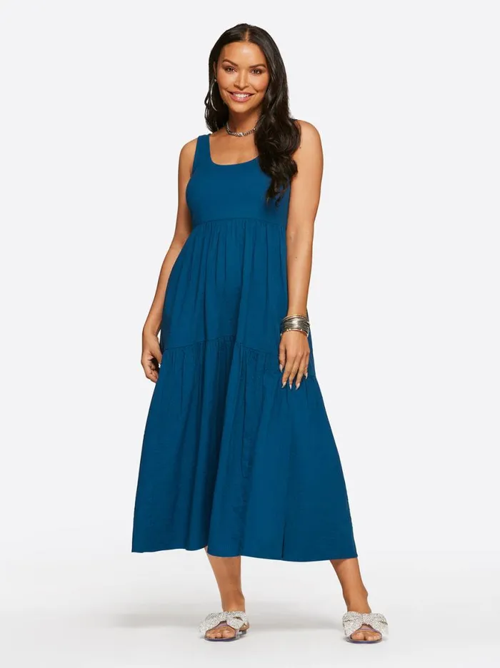 Women Cheryl Maxi Dress In Poseidon Jessica Simpson Dresses