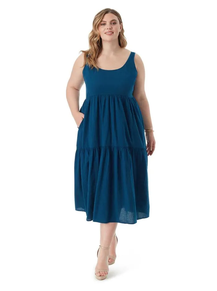 Women Cheryl Maxi Dress In Poseidon Jessica Simpson Dresses