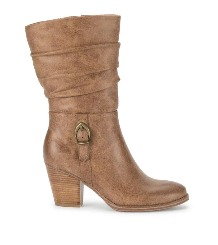 Women Cheyenne Mid Calf Boot Auburn Baretraps Knee High Boots