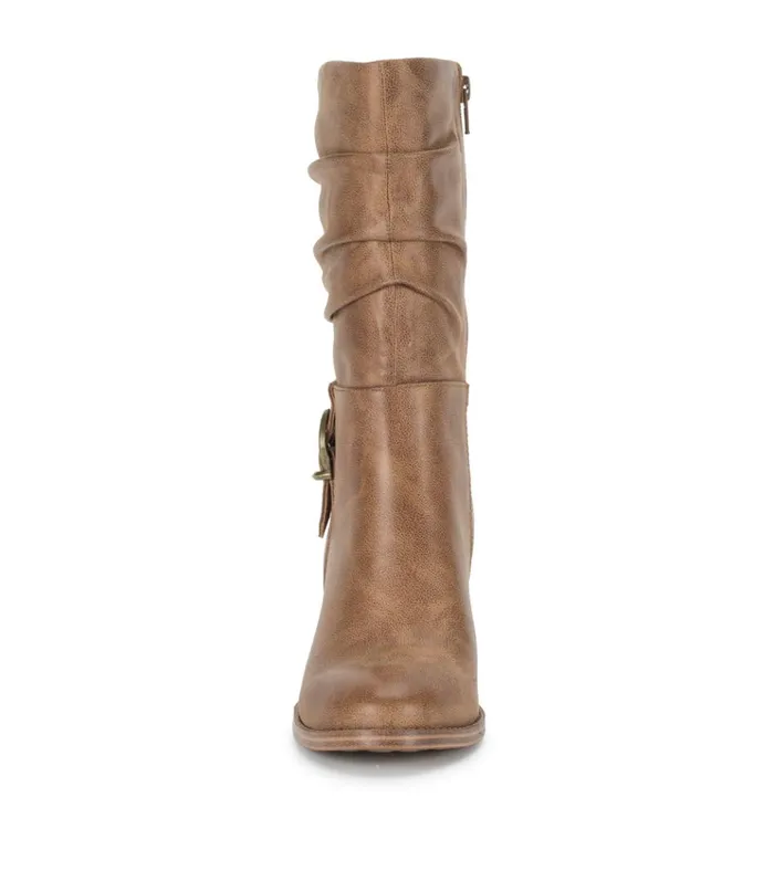 Women Cheyenne Mid Calf Boot Auburn Baretraps Knee High Boots