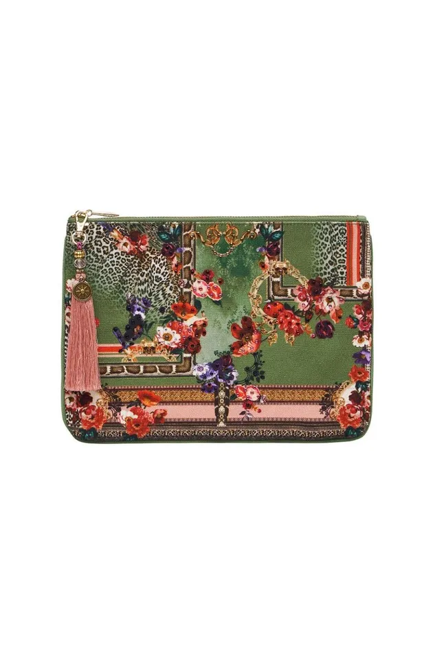 Women Clutch Bags Camilla Small Canvas Clutch Tales Of Time