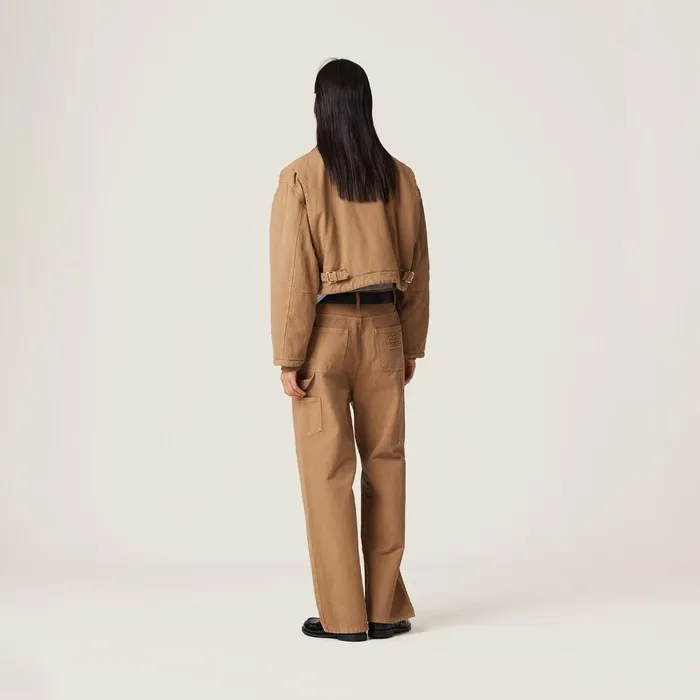 Women Coats And Jackets Miu Miu Garmentdyed Gabardine Blouson Jacket Cord Women Coats And Jackets Miu Miu Garmentdyed Gabardine Blouson Jacket Cord