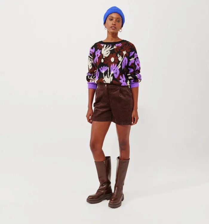 Women Corduroy Shorts 8211 Chocolate Promod Shorts Women Corduroy Shorts 8211 Chocolate Promod Shorts