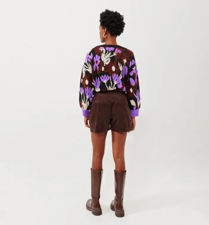 Women Corduroy Shorts 8211 Chocolate Promod Shorts Women Corduroy Shorts 8211 Chocolate Promod Shorts