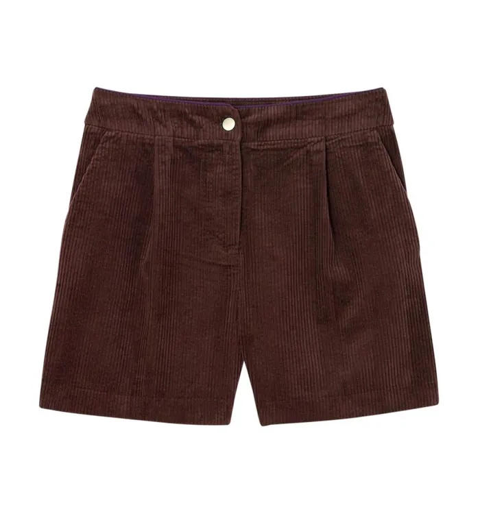 Women Corduroy Shorts 8211 Chocolate Promod Shorts Women Corduroy Shorts 8211 Chocolate Promod Shorts