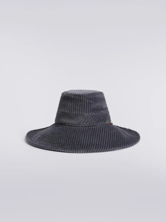 Women Cotton Blend WideBrimmed Hat Multicoloured Missoni Hats