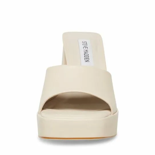 Women CRISTO BONE LEATHER Bone Leather Steve Madden Heels Women CRISTO BONE LEATHER Bone Leather Steve Madden Heels