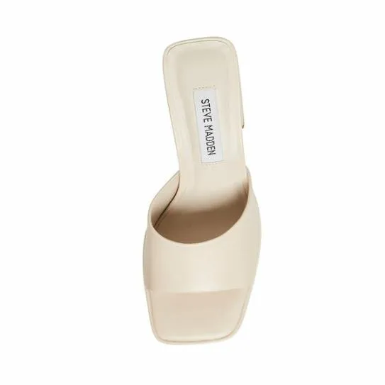 Women CRISTO BONE LEATHER Bone Leather Steve Madden Heels Women CRISTO BONE LEATHER Bone Leather Steve Madden Heels