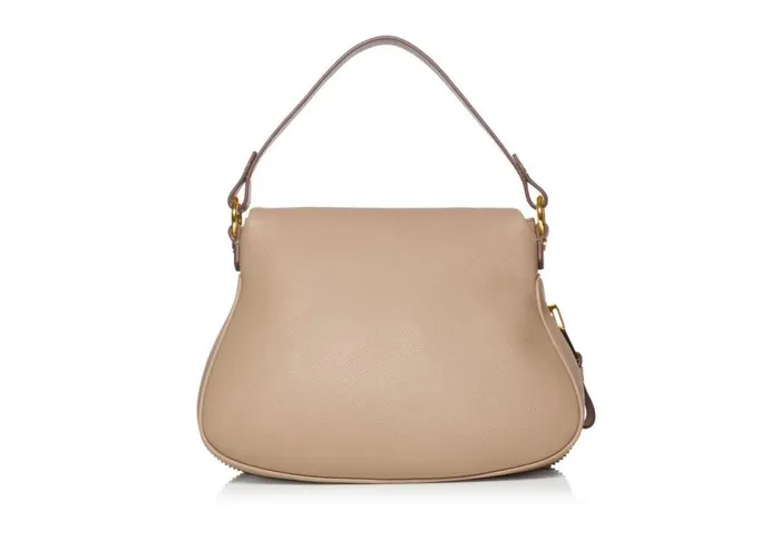 Women Cross Body Bags Tom Ford Medium Double Strap Jennifer Silk Taupe Women Cross Body Bags Tom Ford Medium Double Strap Jennifer Silk Taupe