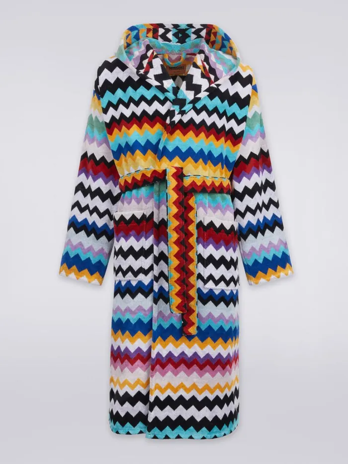 Women Cyrus Hooded Bathrobe Multicoloured Missoni Bathrobes