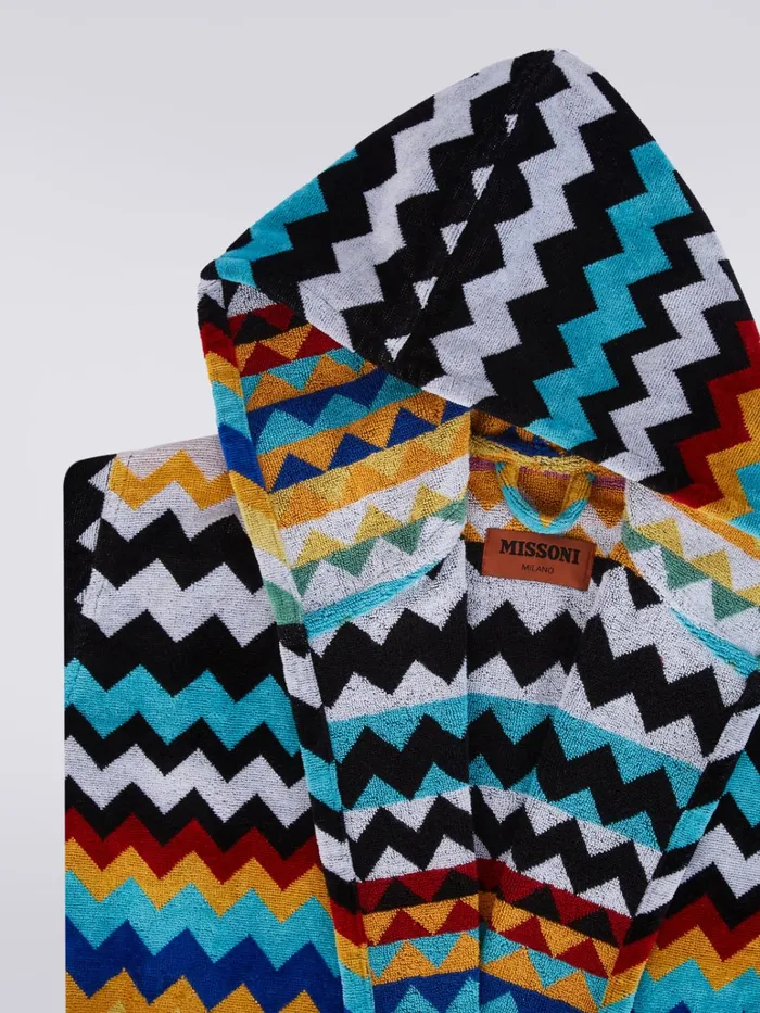 Women Cyrus Hooded Bathrobe Multicoloured Missoni Bathrobes Women Cyrus Hooded Bathrobe Multicoloured Missoni Bathrobes