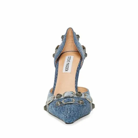Women DALI DENIM MULTI Denim Multi Steve Madden Heels Women DALI DENIM MULTI Denim Multi Steve Madden Heels