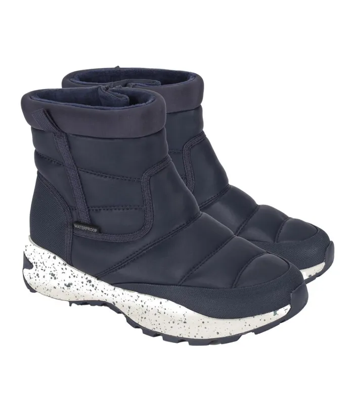 Women Darra Waterproof Cold Weather Boot Navy Baretraps Booties