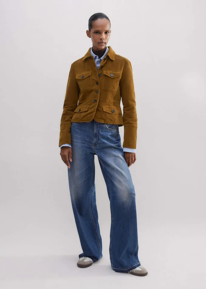 Women Distressed Authentic MidWaist Baggy Jean Winter Mid Wash MEEM