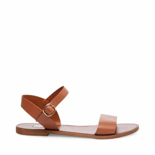 Women DONDDI TAN LEATHER Tan Leather Steve Madden Sandals