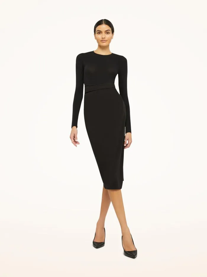 Women Dresses and Skirts Wolford The OrigamiDrape Wrap Skirt Black
