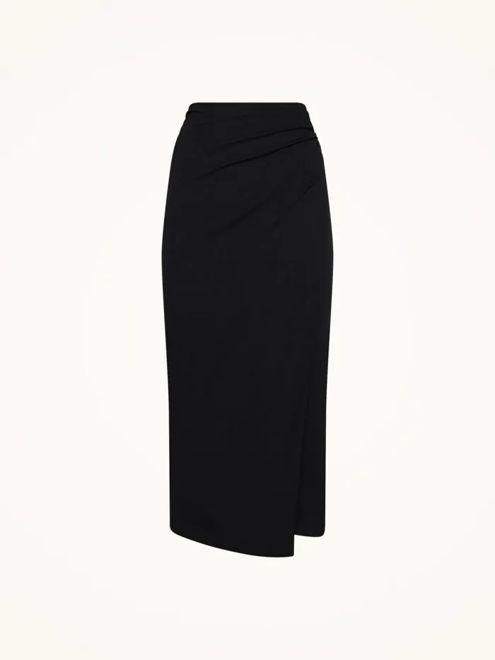 Women Dresses and Skirts Wolford The OrigamiDrape Wrap Skirt Black
