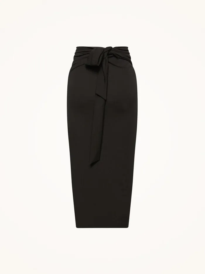 Women Dresses and Skirts Wolford The OrigamiDrape Wrap Skirt Black