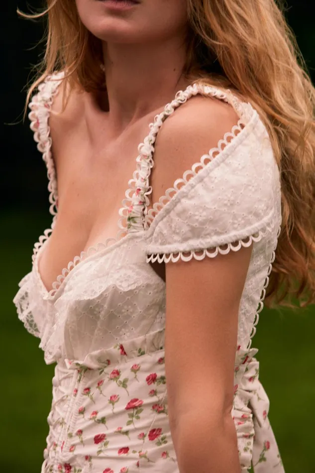 Women Dresses For Love and Lemons Baela Corset Mini Dress White Women Dresses For Love and Lemons Baela Corset Mini Dress White