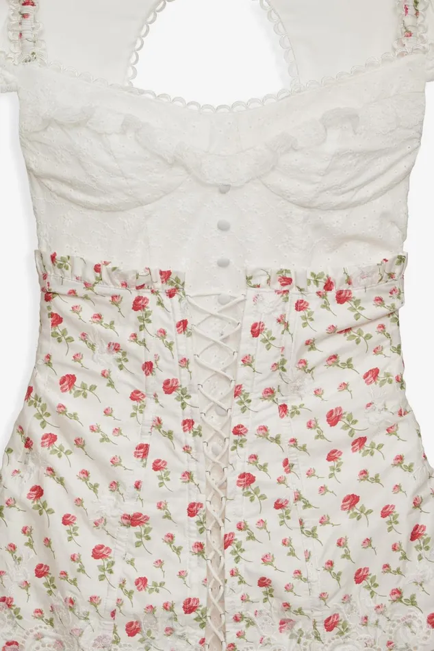 Women Dresses For Love and Lemons Baela Corset Mini Dress White Women Dresses For Love and Lemons Baela Corset Mini Dress White