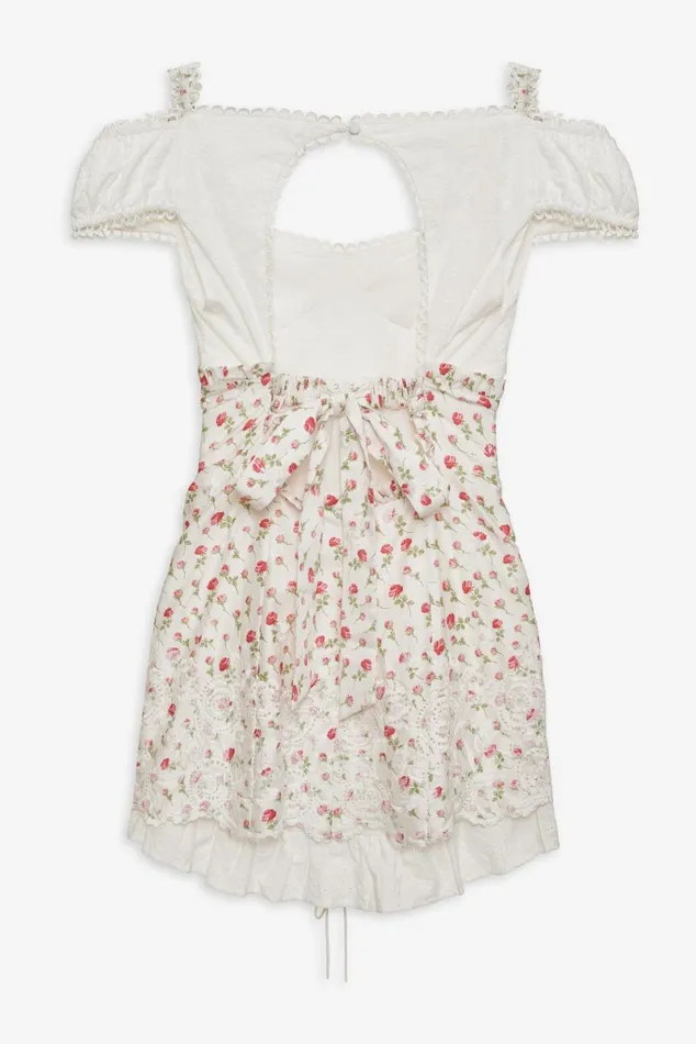 Women Dresses For Love and Lemons Baela Corset Mini Dress White Women Dresses For Love and Lemons Baela Corset Mini Dress White