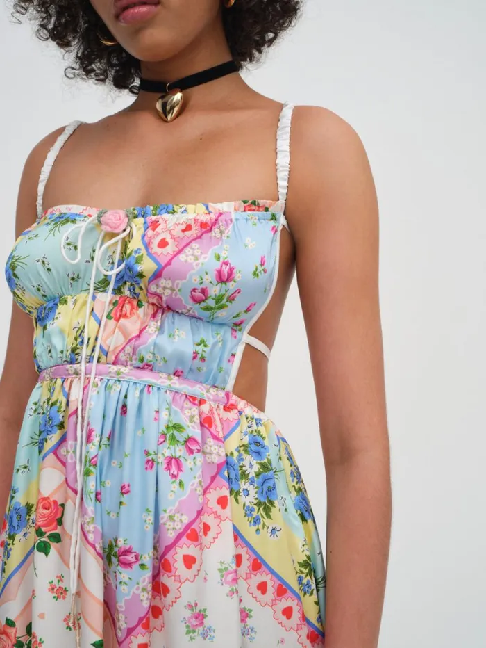 Women Dresses For Love and Lemons Cassandra Midi Dress Multi Women Dresses For Love and Lemons Cassandra Midi Dress Multi