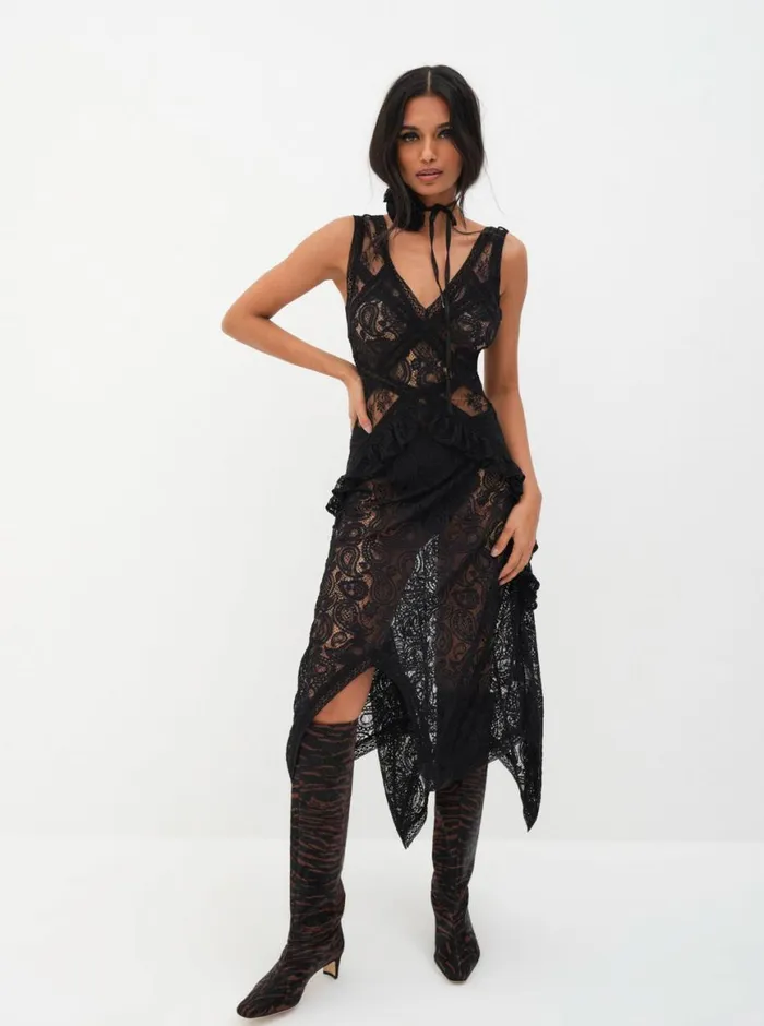 Women Dresses For Love and Lemons Danielle Maxi Dress Black Women Dresses For Love and Lemons Danielle Maxi Dress Black