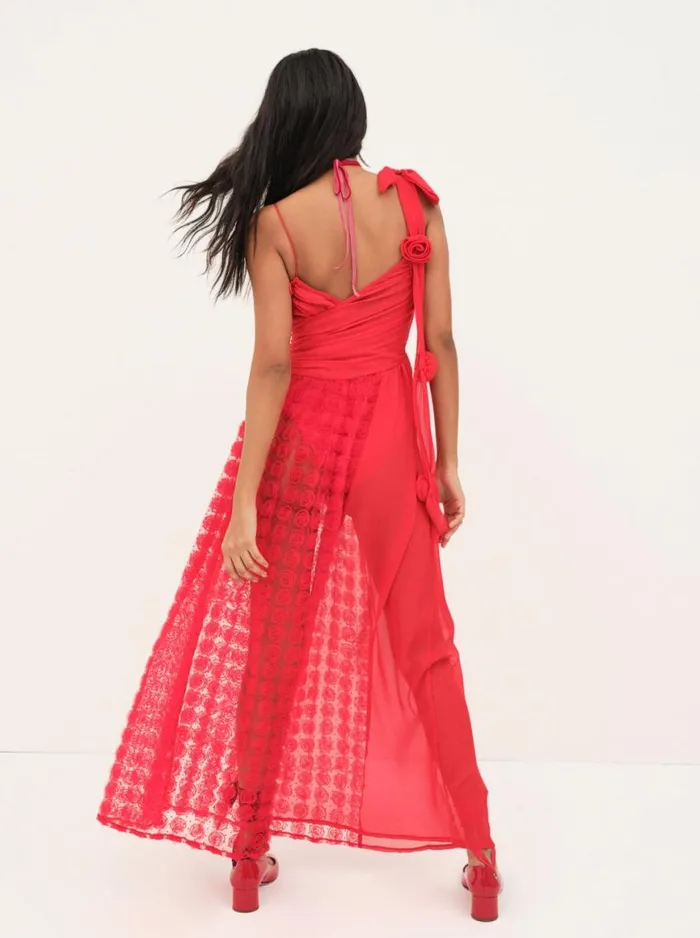 Women Dresses For Love and Lemons Hannah Maxi Dress Red Women Dresses For Love and Lemons Hannah Maxi Dress Red