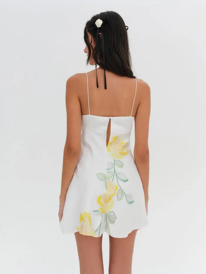 Women Dresses For Love and Lemons Millie Mini Dress White Women Dresses For Love and Lemons Millie Mini Dress White