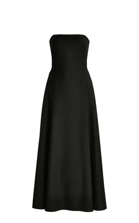 Women Dresses Gabriela Hearst Arion Dress In Black Sportswear Wool