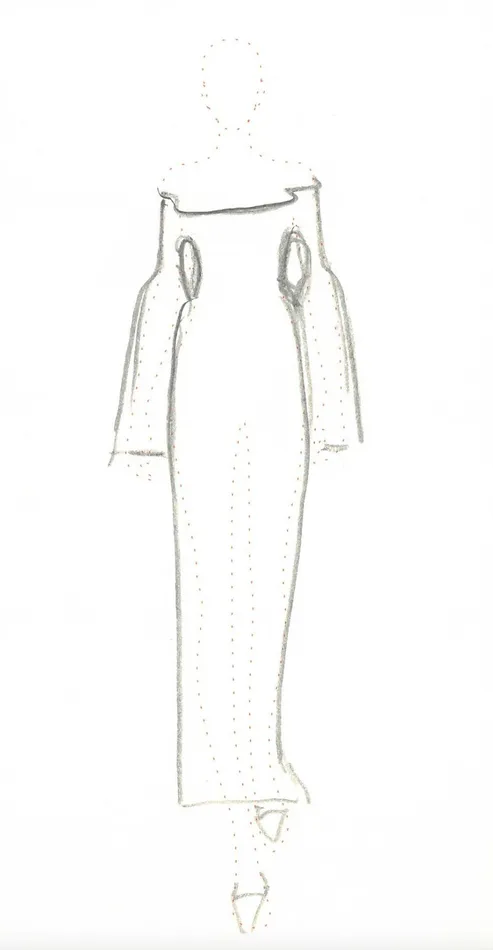 Women Dresses Gabriela Hearst Palanco Knit Dress In White Merino Wool Cashmere