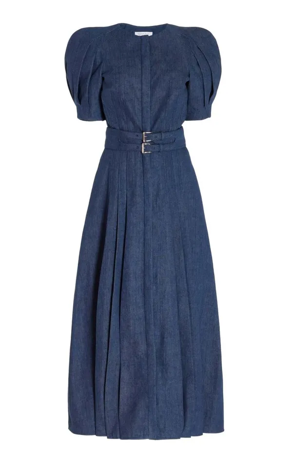 Women Dresses Gabriela Hearst Patricia Dress In Organic Raw Denim