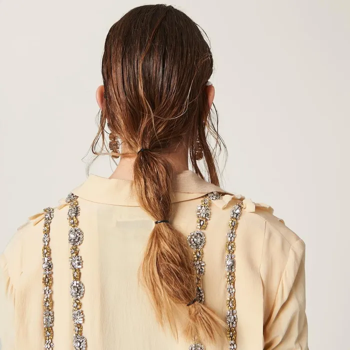 Women Dresses Miu Miu Embroidered Marocain Minidress Vanilla Women Dresses Miu Miu Embroidered Marocain Minidress Vanilla