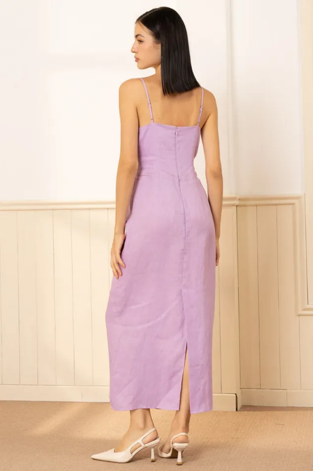 Women Dresses YUMI KIM ADINA LINEN DRESS Linen Lilac