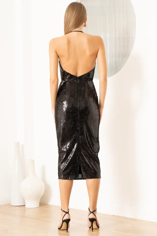 Women Dresses YUMI KIM DREA DRESS Black Sequin